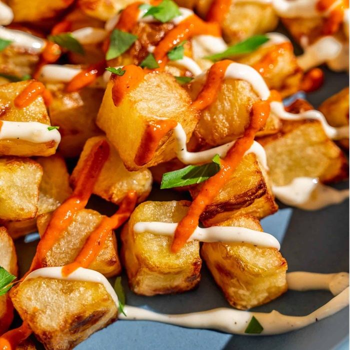 Airfryer-Patatas Bravas
