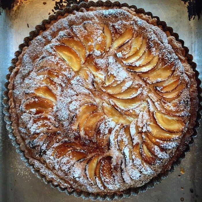 Apfel-Frangipan-Tarte