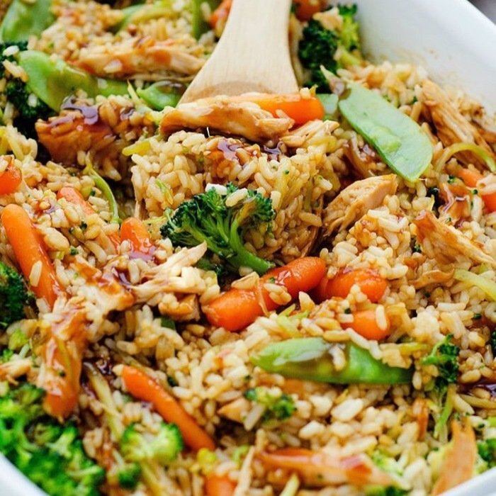 Teriyaki-Hähnchen-Casserole