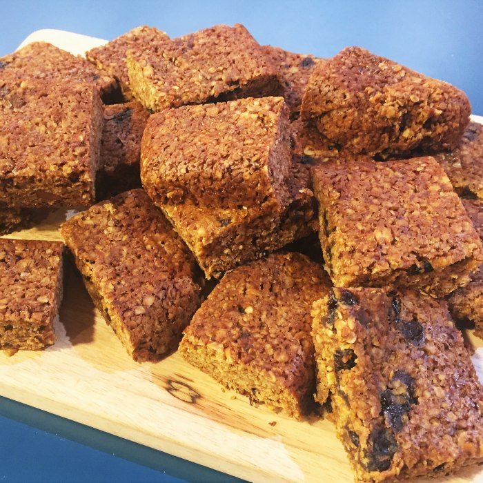 Weihnachtskuchen-Flapjack