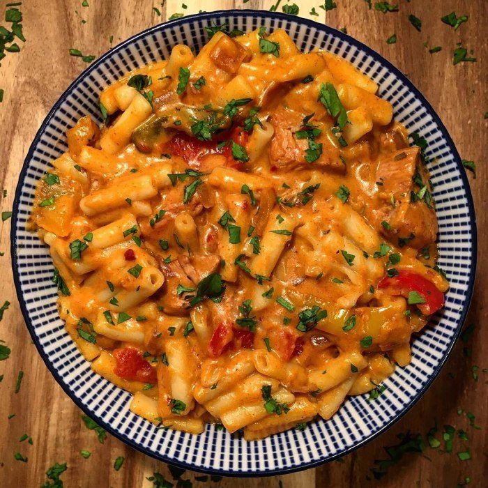 Chicken Fajita Macaroni und Käse