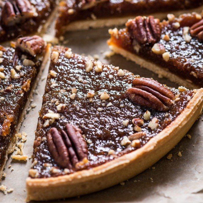 Schokoladen-Chips-Pecan-Kuchen