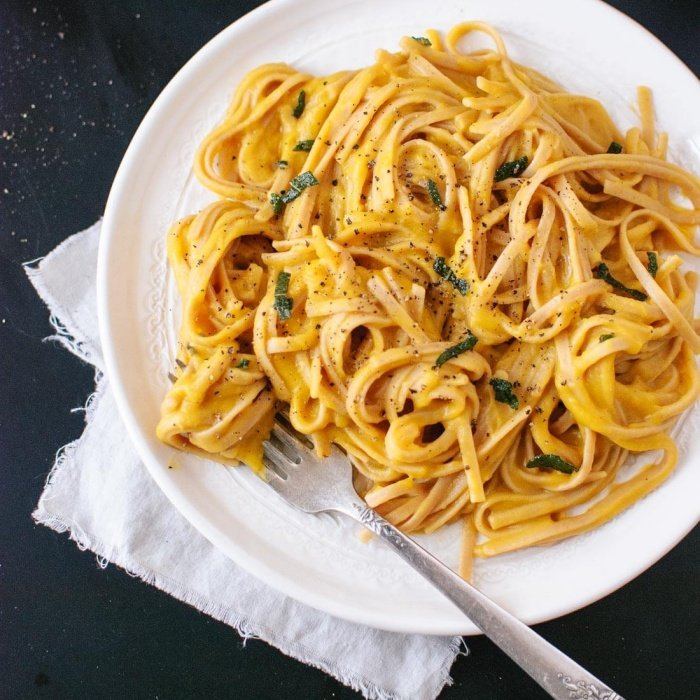 Kürbislinguine