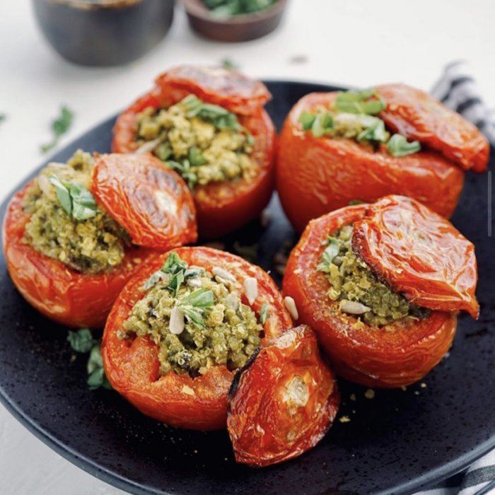 Lamm-Tomaten mit Füllung