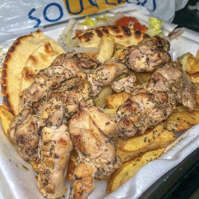 Lamm und Zitronen-Souvlaki