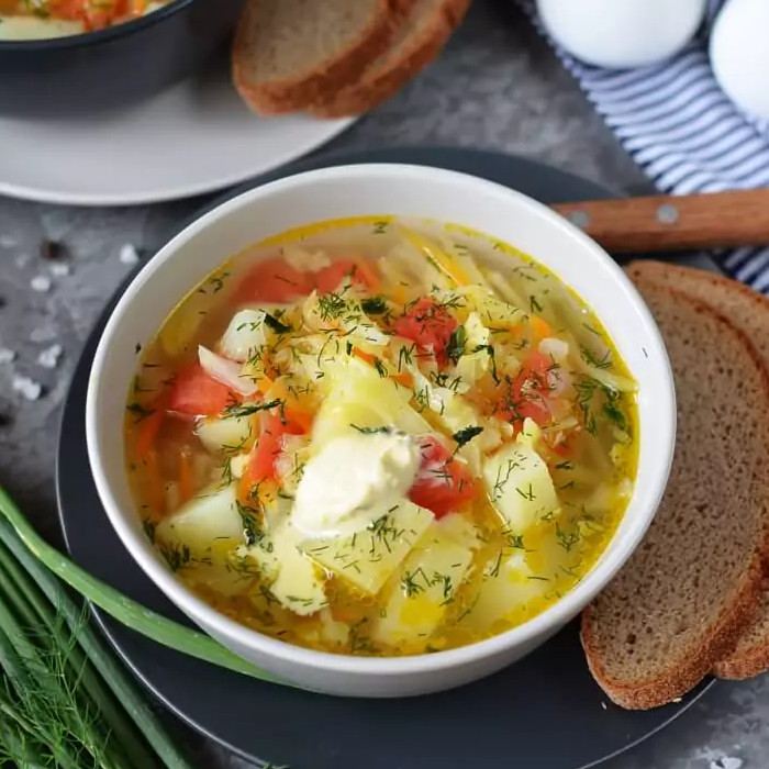 Kohl-Kartoffelsuppe (Schchi)