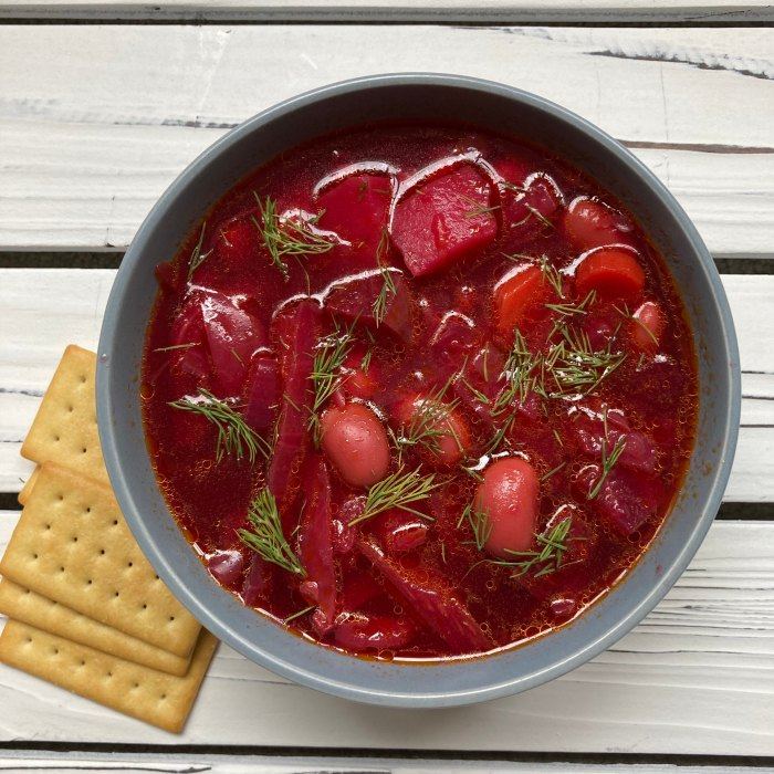 Rote-Bete-Suppe (Borscht)