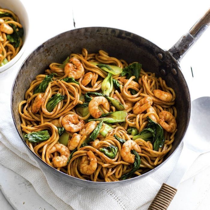 Garnelen-Stirfry