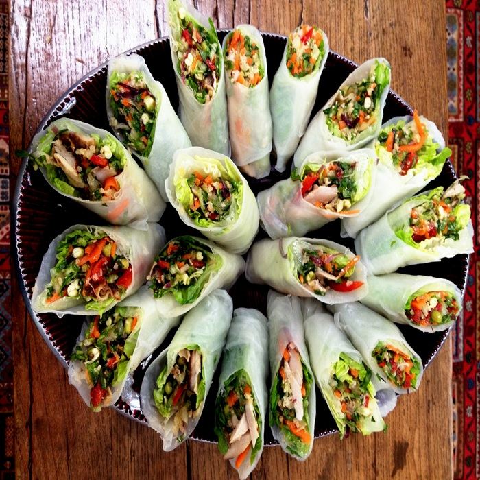 Vietnamesische Gemüse-Pakete