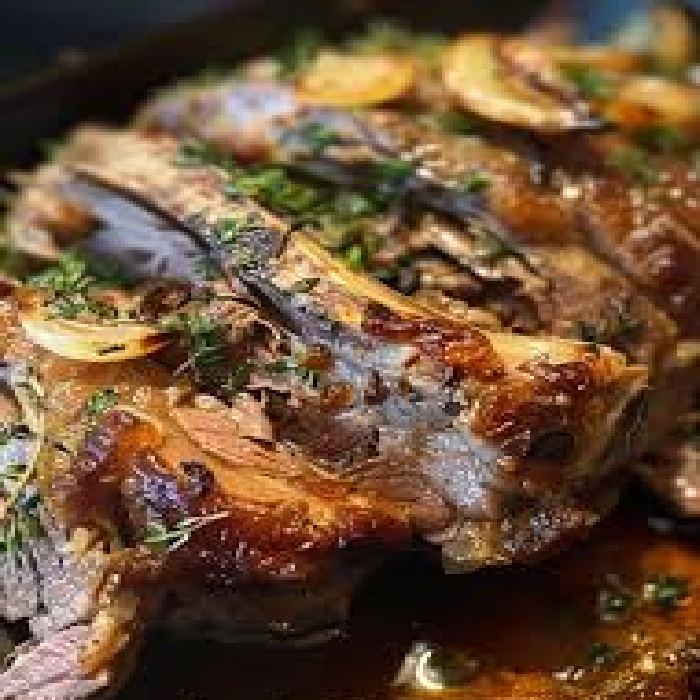 Lamm mit Zimt, Fenchel und Zitrus langsam gebraten