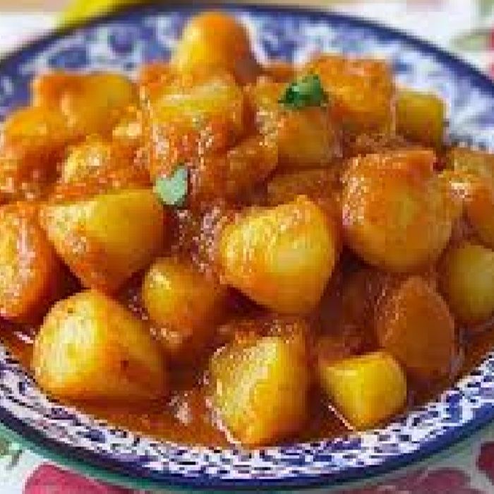Algerische Kartoffelkochung