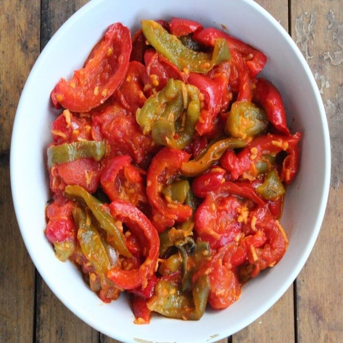 Algerischer Flafla (Paprika-Salat)
