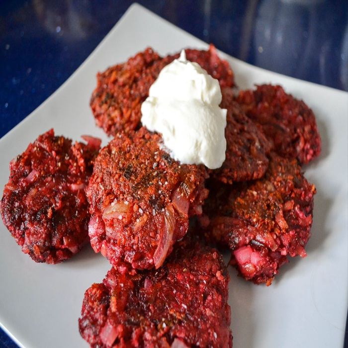 Rote-Bete-Fritatten