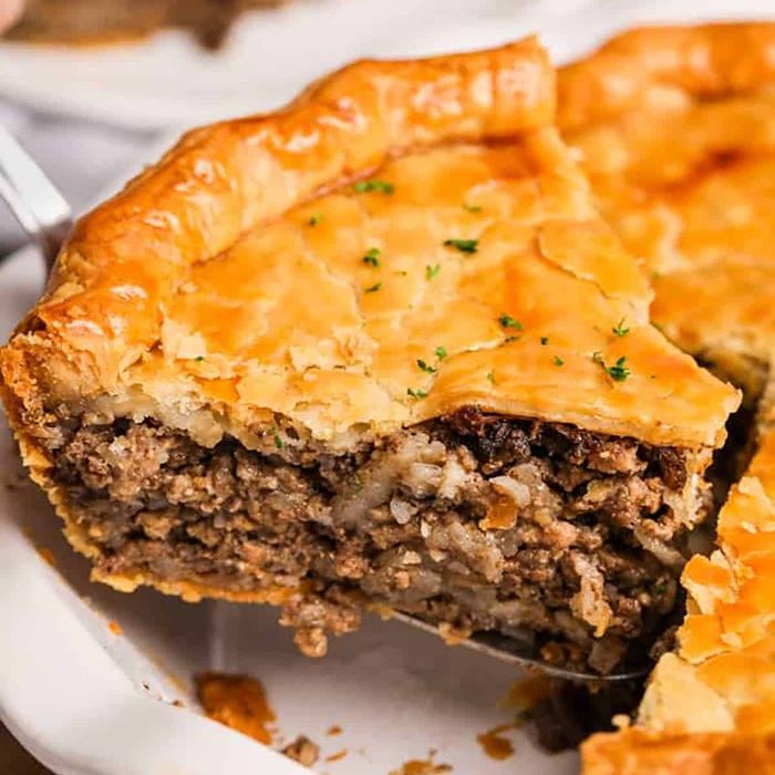 Klassische Tourtière