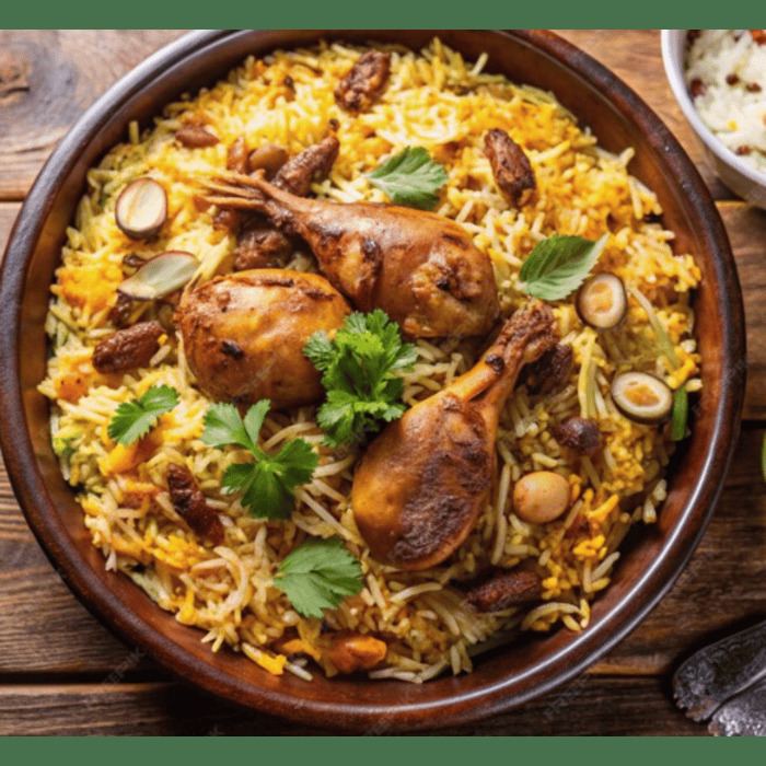 Mandi mit Hähnchen