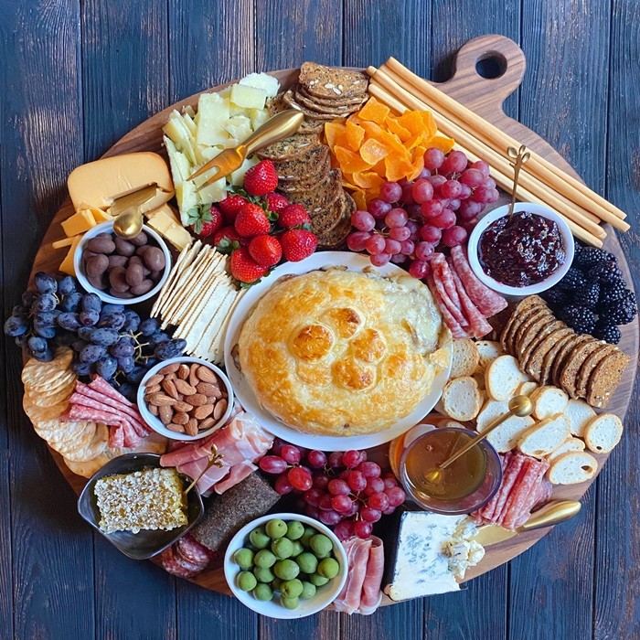 Baked Brie mit Sorreljam